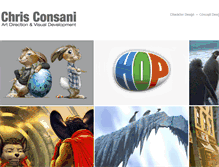 Tablet Screenshot of chrisconsaniart.com